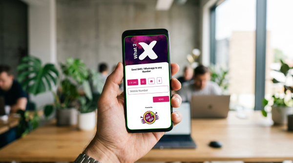 What2X direct message utility app